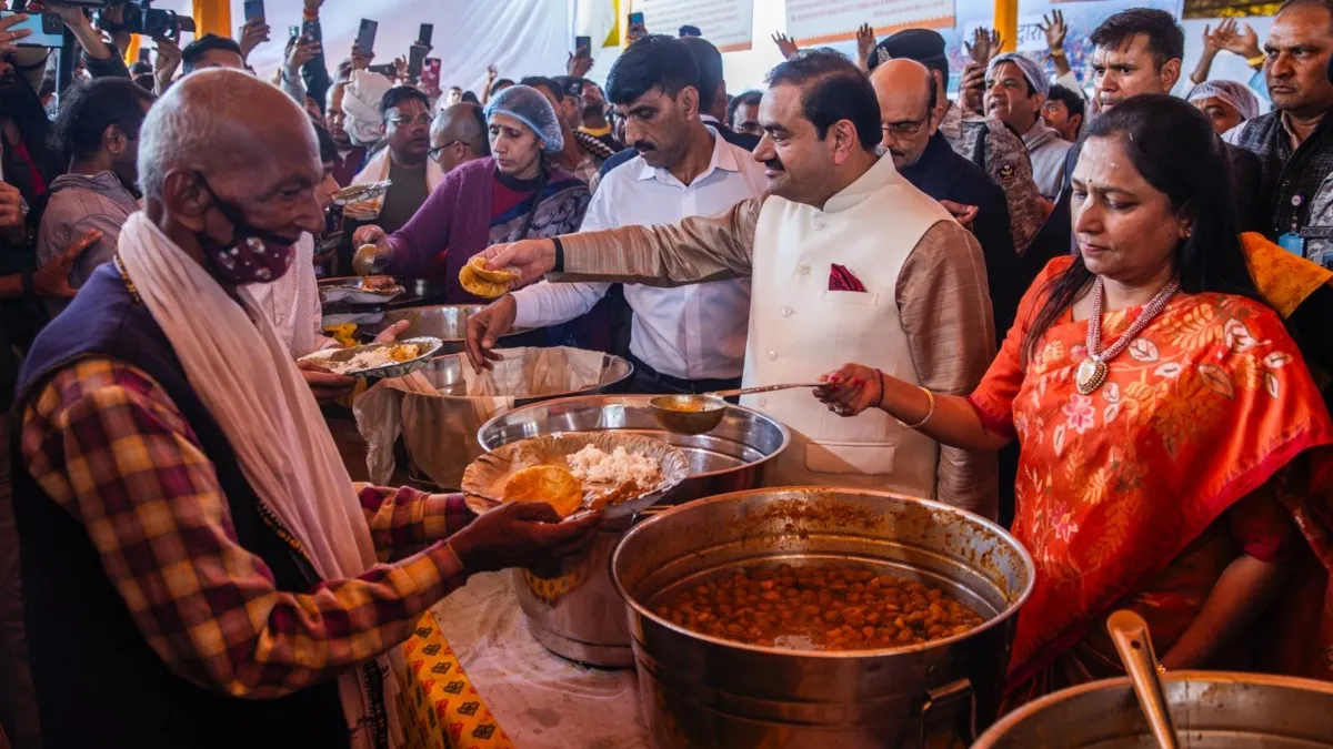 Gautam Adani Attends Maha Kumbh Mela, Offers Prayers at Triveni Sangam